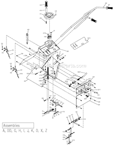 Page A Diagram and Parts List for MK-2020  MK Diamond Concrete Saw